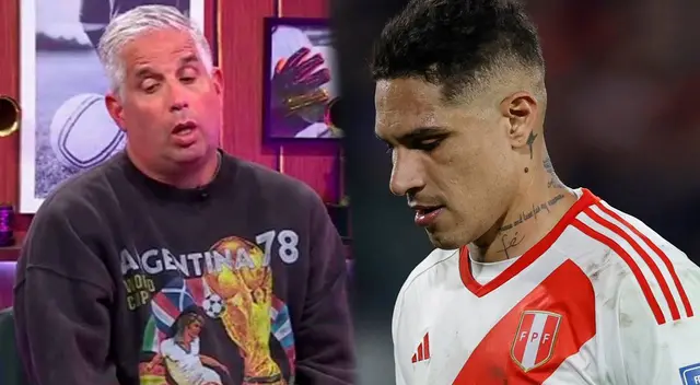 Diego Rebagliati inconforme con el rol de Paolo Guerrero.