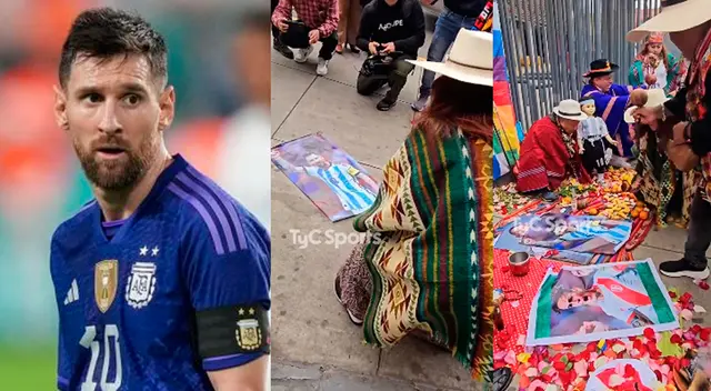 Un grupo de 'chamanes' lanzaron una 'maldición' a Lionel Messi para que no anote en partido contra Perú.