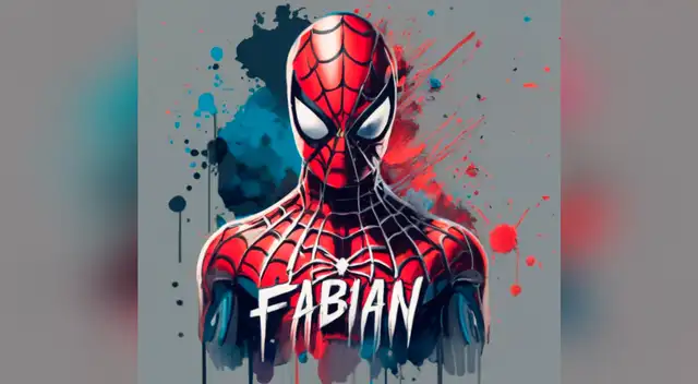 Spiderman en IA. Foto: IdeoGram Spiderman en IA. Foto: IdeoGram