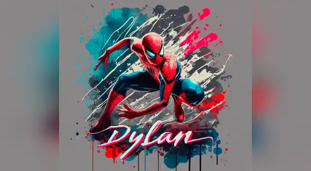 SpiderMan con IA. Foto: IdeoGram SpiderMan con IA. Foto: IdeoGram