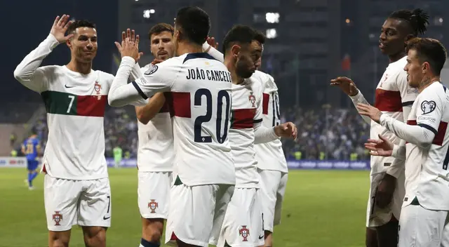Portugal aplastó 5-0 a Boznia con doblete de Cristiano Ronaldo en clasificatorias Euro 2024