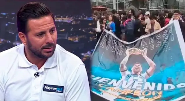 Claudio Pizarro apenado por ver a peruanos alentando a Argentina