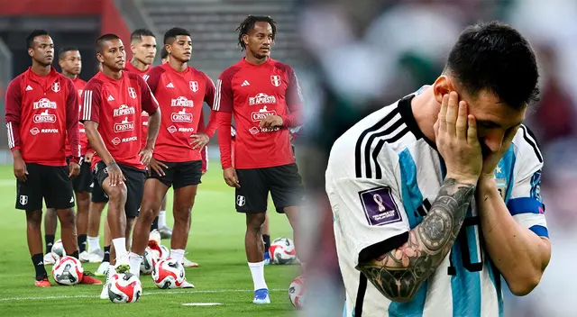 Perú decidió tener una medida en la cancha del Estadio Nacional para incomodar a Argentina Perú decidió tener una medida en la cancha del Estadio Nacional para incomodar a Argentina