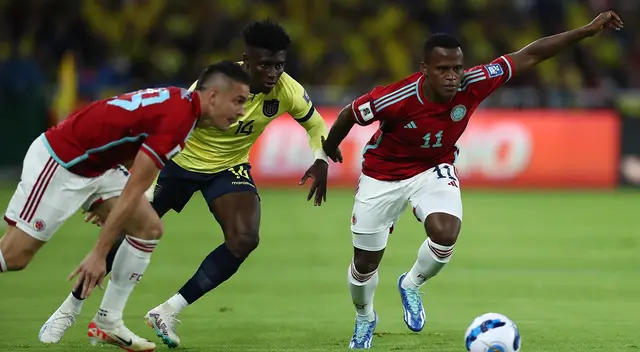 Ecuador y Colombia igualaron sin goles en la fecha 4 de las Eliminatorias 2026