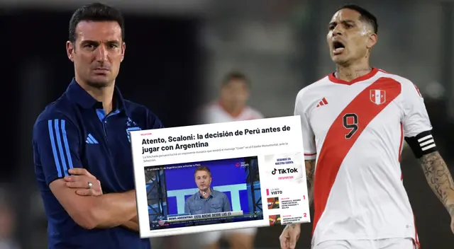 Prensa Argentina advierte a Lionel Scaloni sobre mosaico de hinchas peruanos