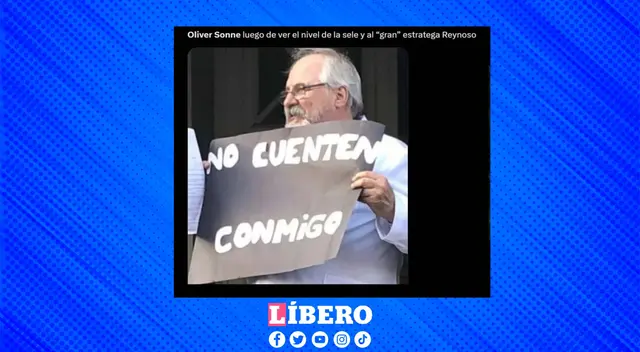 Los peruanos critican el juego de Reynoso y aseguran que Sonne no está contento.