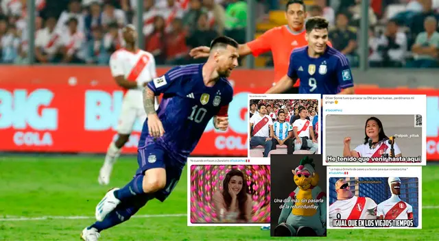 Messi colocó 2 goles a la selección peruana y la selección argentina sigue invicta en las eliminatorias.
