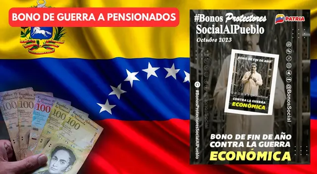 Conoce cómo cobrar el nuevo monto del Bono de Guerra Económica para pensionados. Conoce cómo cobrar el nuevo monto del Bono de Guerra Económica para pensionados.