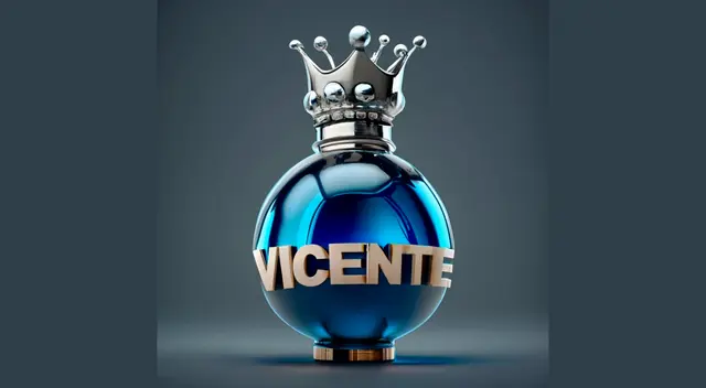 Nombre Vicente en 3D con Inteligencia Artificial gratis.