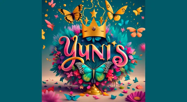 Nombre Yunis en 3D con Inteligencia Artificial para descargar gratis.