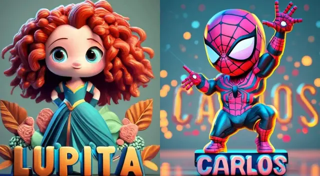 Si tu nombre es Lupita o Carlos, entonces descarga gratis las imágenes de IA.