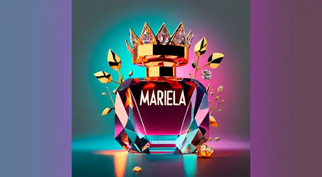 Nombre Mariela en 3D con Inteligencia Artificial gratis con Ideogram.app.