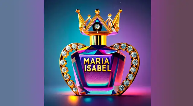 Ideogram AI de nombre María Isabel en 3D personalizado.