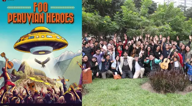 Cientos de fanáticos de Foo Fighters tocarán en vivo y al aire libre Cientos de fanáticos de Foo Fighters tocarán en vivo y al aire libre