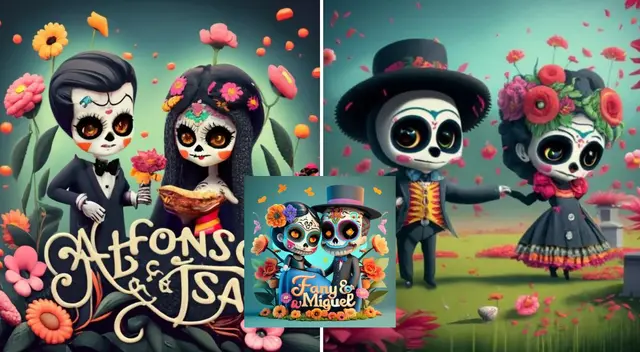 Revisa las mejores imágenes en 3D para que celebres el Día de los Muertos. Revisa las mejores imágenes en 3D para que celebres el Día de los Muertos.