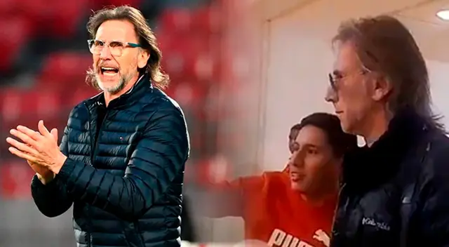 Ricardo Gareca se fue del Perú tras presentarse en una conferencia.