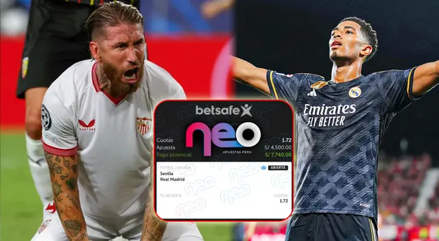 Apuesta deportiva de hincha se hace viral en las redes sociales para el partido del Sevilla v Real Madrid.