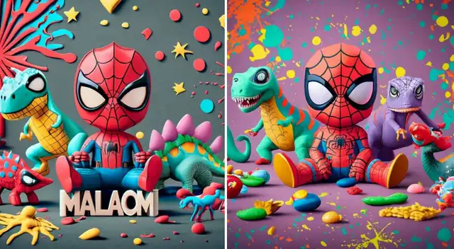 Revisa los mejores nombres en 3D con la temática del 'Hombre araña'.