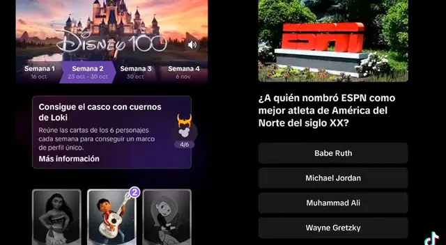 Conoce las respuestas del cuestionario Disney 100 de este martes 24 de octubre.