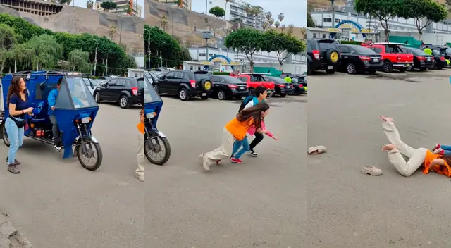 Se filtra el detrás de cámaras de escena de la reciente estrenada novela "Papá en apuros" de Latina y se vuelve viral en TikTok.