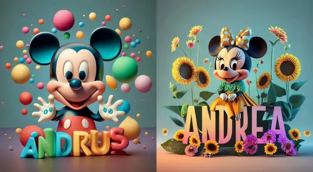 Revisa las mejores imágenes en 3D con estos populares personajes. Revisa las mejores imágenes en 3D con estos populares personajes.