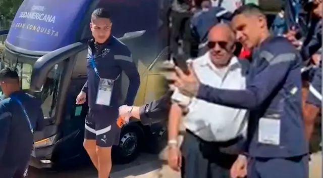 Guerrero y su gran gesto con chofer de la Liga de Quito a horas de la final ante Fortaleza