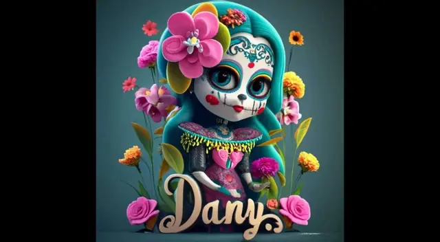 Descarga el nombre de Dany personalizado con la inteligencia artificial.