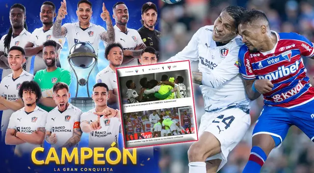 Así reaccionó la prensa al título de LDU con Paolo Guerrero. Así reaccionó la prensa al título de LDU con Paolo Guerrero.