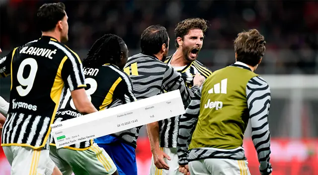 Juventus ganó su encuentro por la Serie A y permitió a un hincha llevarse miles de soles.