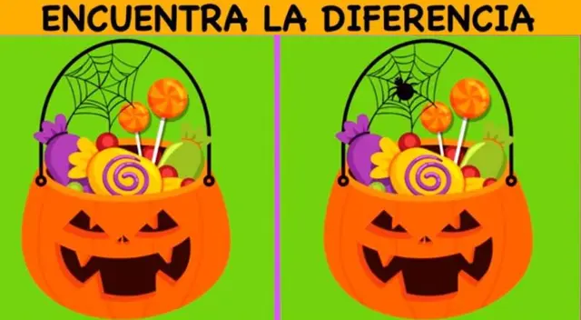 Reto visual: descubre qué diferencia hay en la calabaza
