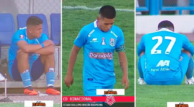 Así fue la tristeza del plantel de Deportivo Binacional tras descender a Liga 2