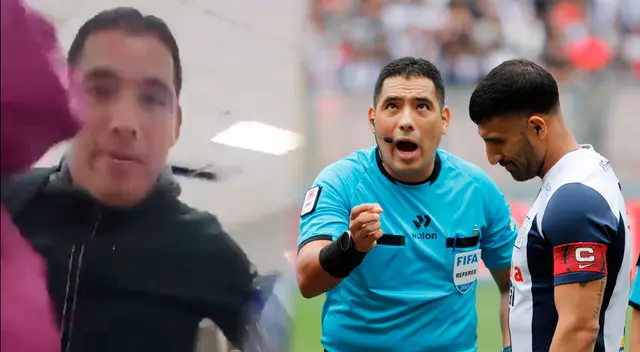 Árbitro Diego Haro reacciona ante insulto de hincha de Alianza Lima: "Te gusta cobrar h..."