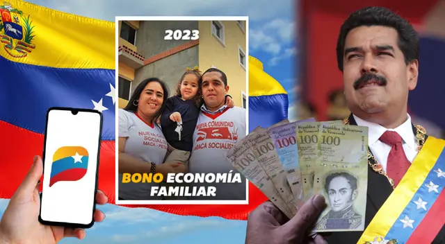 Conoce qué debes hacer para recibir el Bono Economía Familiar vía Sistema Patria 2023.