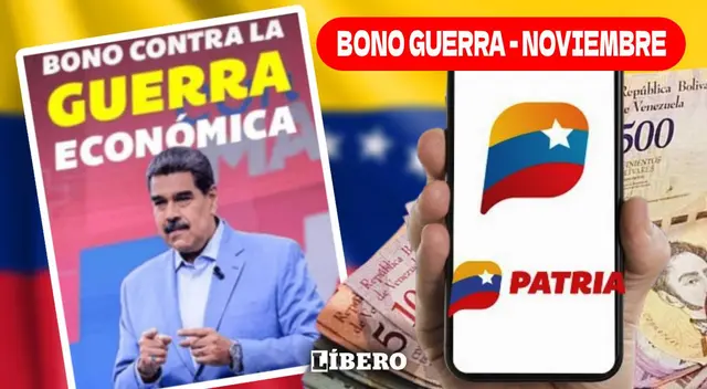 El Bono Guerra Económica se entregará la primera semana de noviembre.