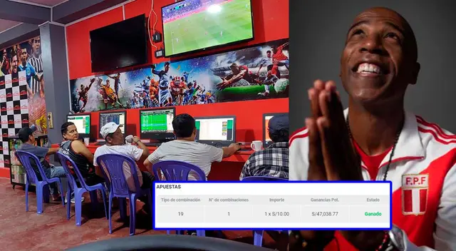 Un hincha peruano apostó 10 soles en 16 partidos y logró ganar 47 mil soles en solo minutos.