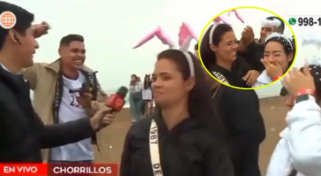Joven venezolano le hace singular broma a reportero y todos estallan de risa. Joven venezolano le hace singular broma a reportero y todos estallan de risa.