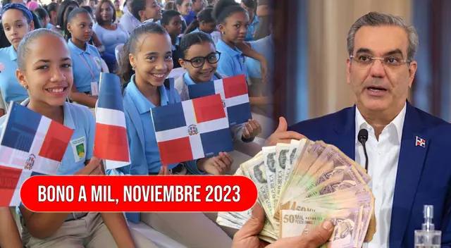 Conoce todo sobre la entrega del Bono a Mil en República Dominicana para el mes de noviembre. Conoce todo sobre la entrega del Bono a Mil en República Dominicana para el mes de noviembre.