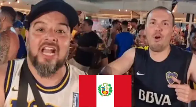 Hinchas de Boca tienen emotivo gesto con peruano. Hinchas de Boca tienen emotivo gesto con peruano.