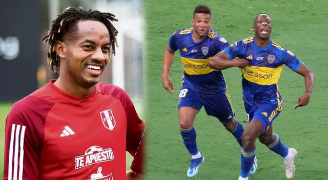 André Carrillo reaccionó al gol de Luis Advíncula