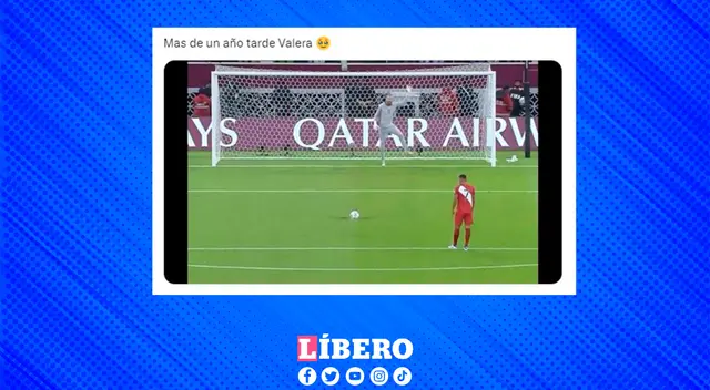 Algunos hinchas recordaron el penal fallado ante Australia de Valera por el pase al Mundial Qatar 2022.