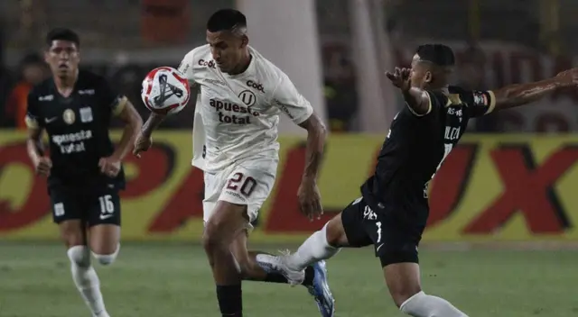 Valera anotó el único tanto de Universitario en el clásico ante Alianza Lima.