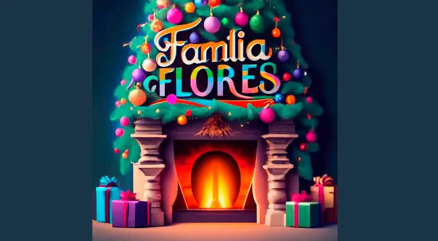 Familia Flores con temática de Navidad para descargar en 3D. Familia Flores con temática de Navidad para descargar en 3D.