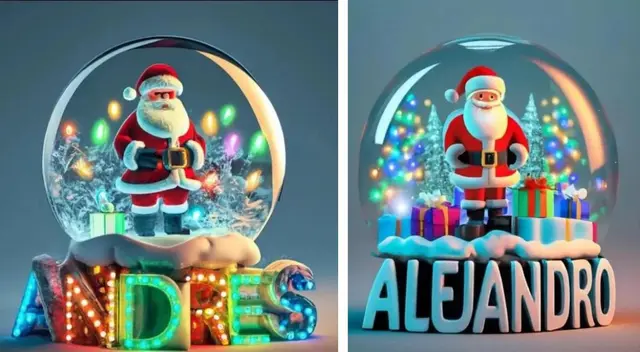 Celebra la Navidad descargando las mejores imágenes en 3D.