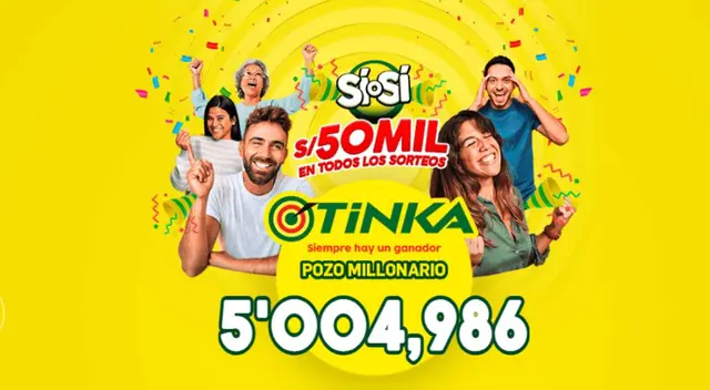 Mira los resultados de La Tinka, domingo 5 de noviembre, y conoce si eres uno de los ganadores.