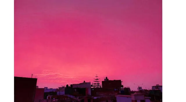 Cielo rojo