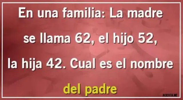Activa todos tus sentidos y desarrolla en cuestión de segundos el acertijo visual.