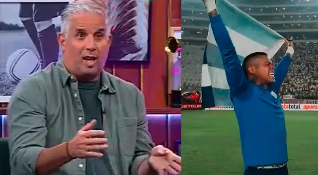 Diego Rebagliati cuestionó a Ángelo Campos por mostrar la bandera de Alianza en el Monumental