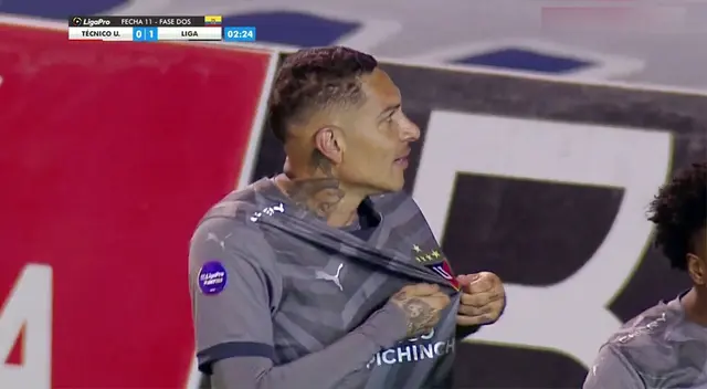 Paolo Guerrero puso el 1-0 de LDU sobre Técnico Universitario