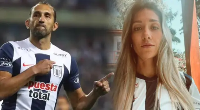 Esposa de Hernán Barcos felicitó a Universitario y le dedicó un mensaje al delantero.