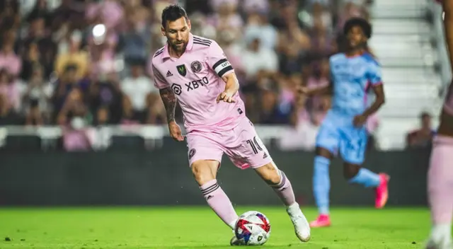 Lionel Messi es titular en el partido de Inter Miami vs. New York City.